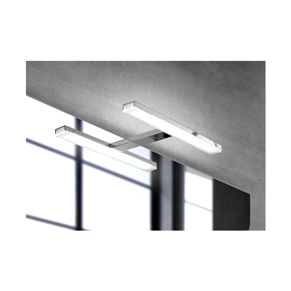 ESTHER LED seinavalgusti, 6W, 280x62x131mm, kroom