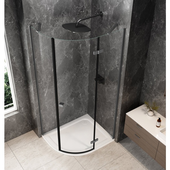 dušikaar Globe, gun metal,  1000x800 mm, kirgas klaas, parem