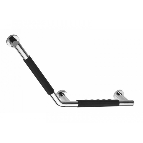 Käepide seinale 135°, parem, roostevaba teras (715x325x80 mm)