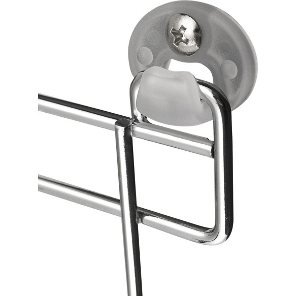 Kaksitasoinen suihkuhylly CHROM LINE, kromi