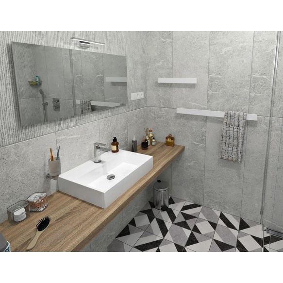 Pyyheteline PATRON, 800x60mm, valkoinen