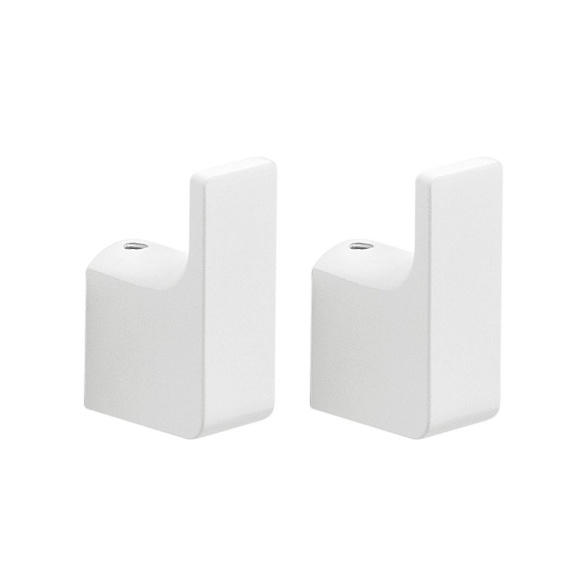 Pyyhekoukku (2 kpl) Pyrene, matta valkoinen