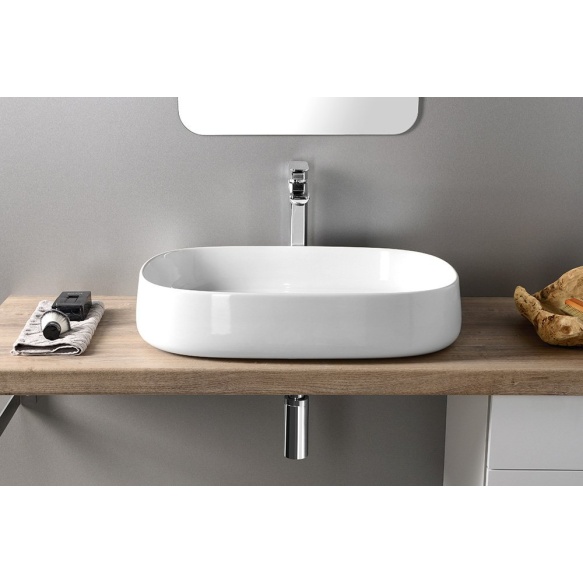 keraamiline valamu tööpinnale JUMPER 60x13x40 cm