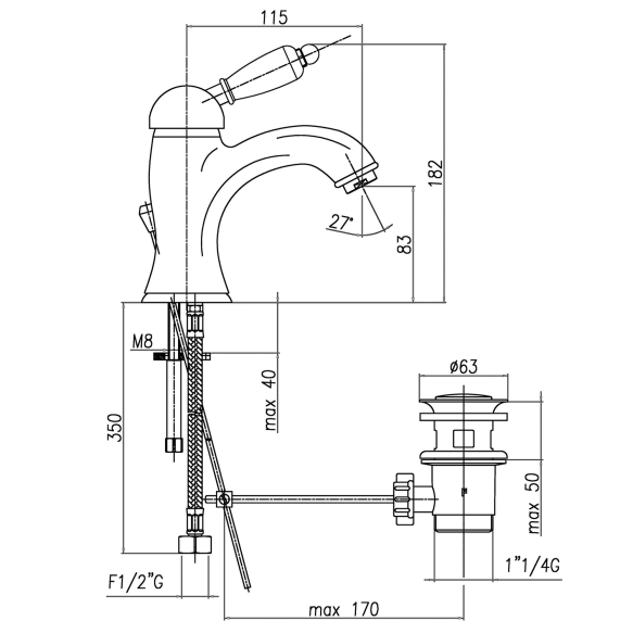 valamusegisti Kirke Black põhjaklapiga, pronks