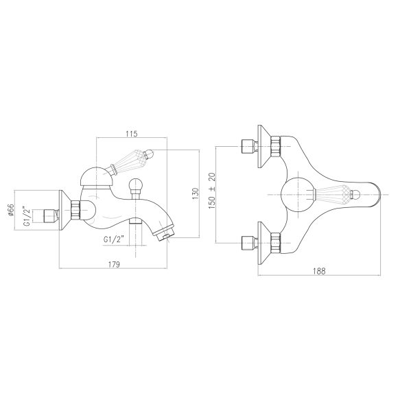 vannisegisti Kirke Crystal , kroom