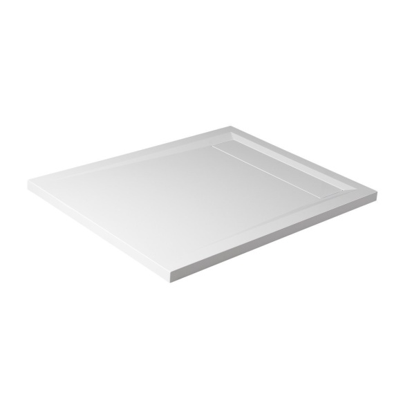 Kivimassa suihkuallas VARESA 110x90x4cm, valkoinen