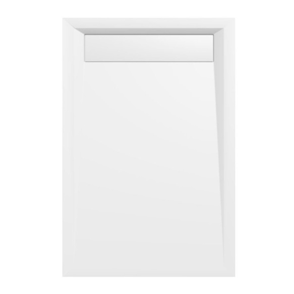 Kivimassa suihkuallas VARESA 120x80x4cm, valkoinen