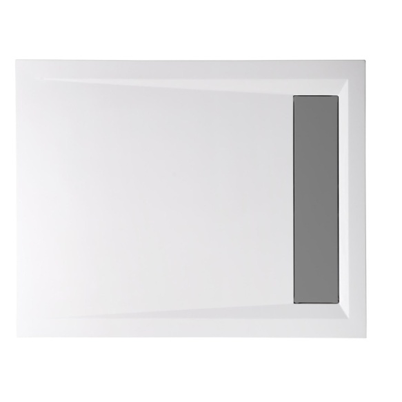 Kivimassa suihkuallas VARESA 110x90x4cm, valkoinen