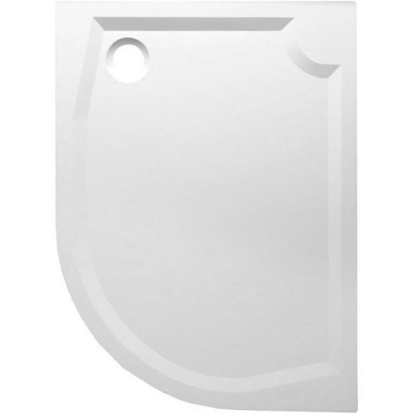 Kaareva kivimassa suihkuallas RIVA , 100x80cm, vasen