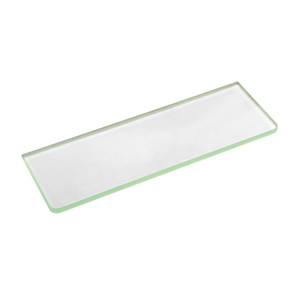 Klaasist riiul 900x100x8mm, matt klaas