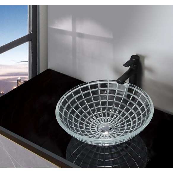 klaasist valamu Tosemi 42 cm