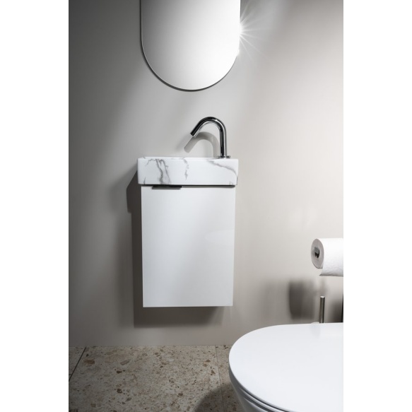 valamukapp LATUS XII 35.5x50x20cm, läikiv valge