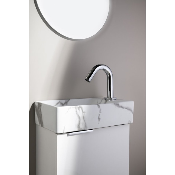 valamu Margitha 38x22cm, segistiava paremal, marmor