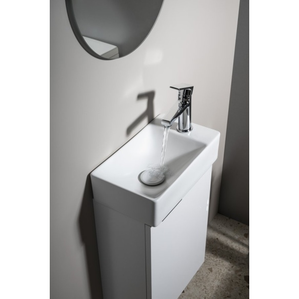 valamu Margitha 38x22cm, segistiava paremal, valge