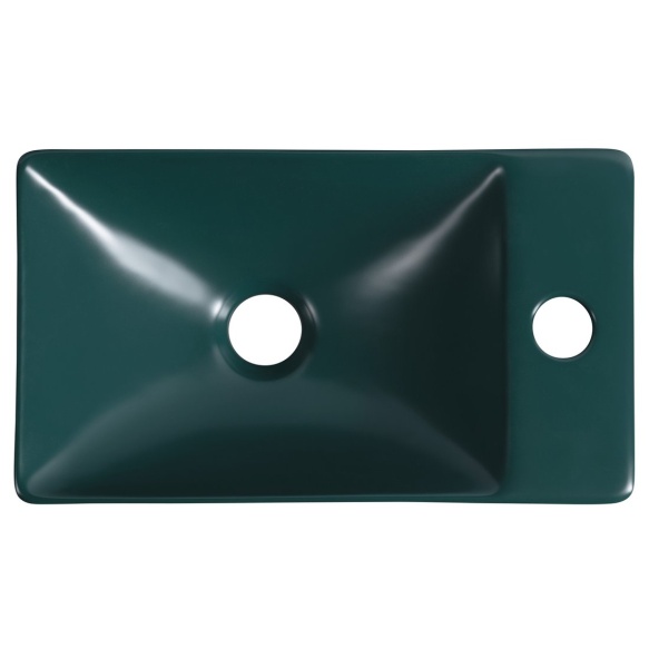 valamu Margitha 38x22cm, segistiava paremal, petrol