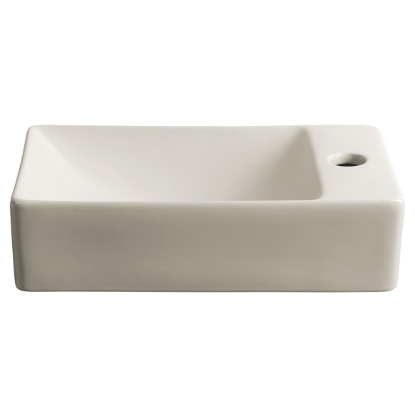 valamu Margitha 38x22cm, segistiava paremal, ivory