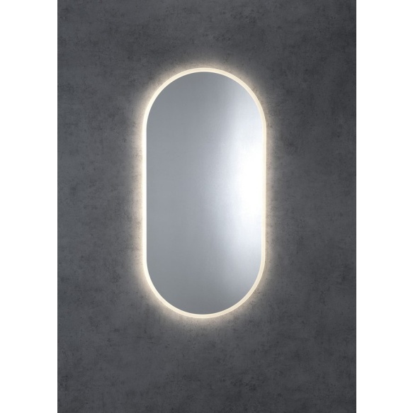 ovaalne LED taustvalgustusega peegel MINOX 50x100cm
