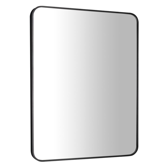 peegel Cona metallprofiiliga 60x80 cm, matt must