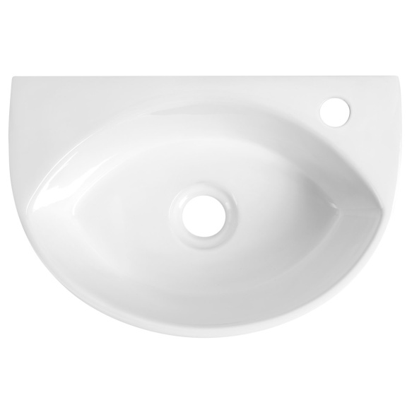 valamu LIZA 40x27cm,  valge