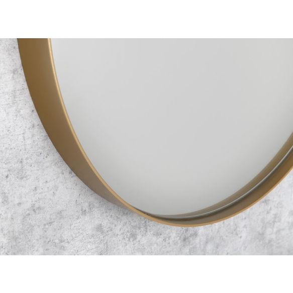 peegel Puno metallprofiiliga, 50x85 cm, matt kuld