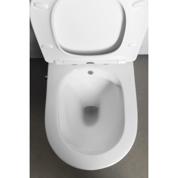 wc kompakt Pako Rimless bideesegistiga, P/S trapp, valge