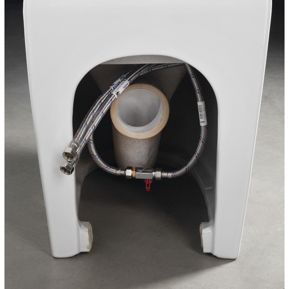 wc kompakt Pako Rimless bideesegistiga, P/S trapp, valge