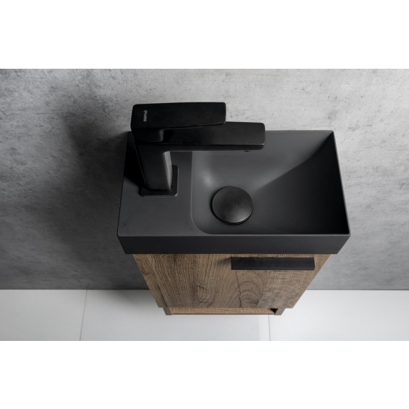 betoonist valamu PICCOLINO L 30.8x17 cm, dark antratsiit