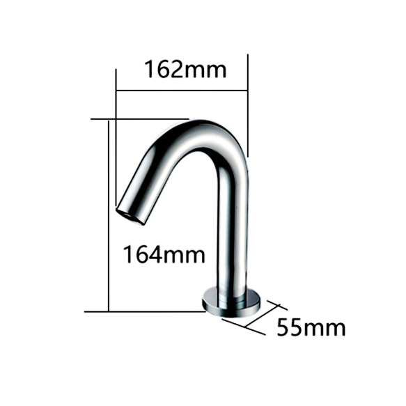 sensoriga valamusegisti, 6V DC (4xAA), chrome