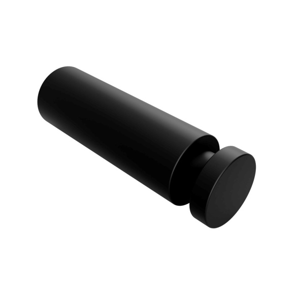 Koukku X-ROUND WHITE, musta