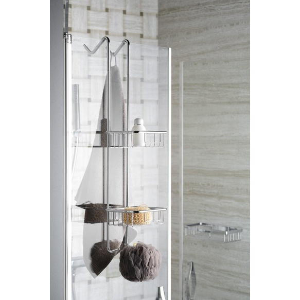 Ripustettävä hylly SMART suihkunurkkaalle, kromi