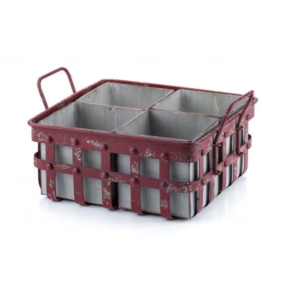 metallinen vintage-kori