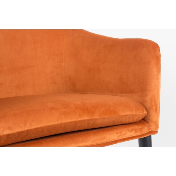 käsinojallinen tuoli Catelyn, oranssi