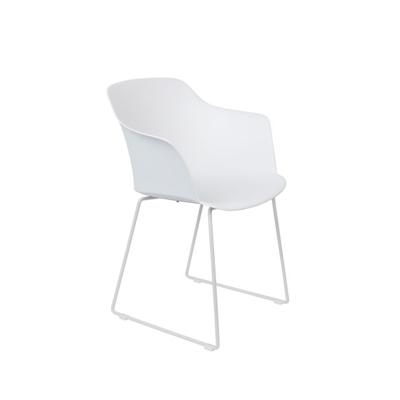 setti: 2 käsituin varustettua tuolia Tango, valkoinen