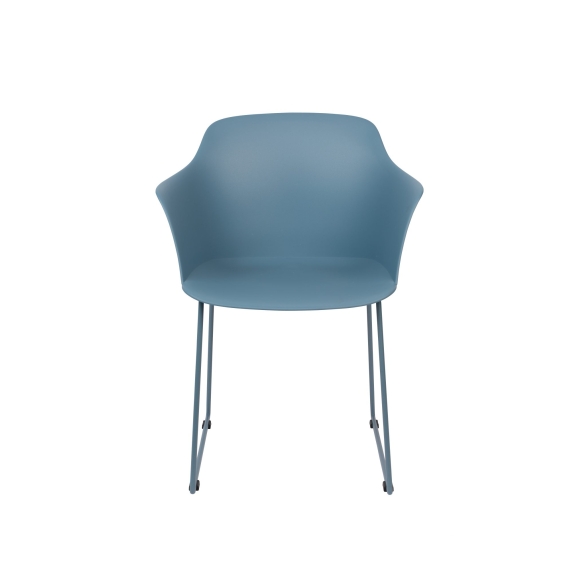 setti: 2 käsituin varustettua tuolia Tango, sininen
