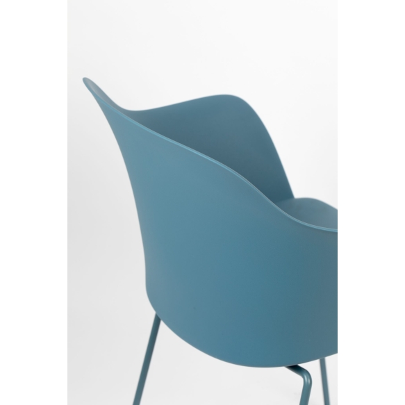 setti: 2 käsituin varustettua tuolia Tango, sininen