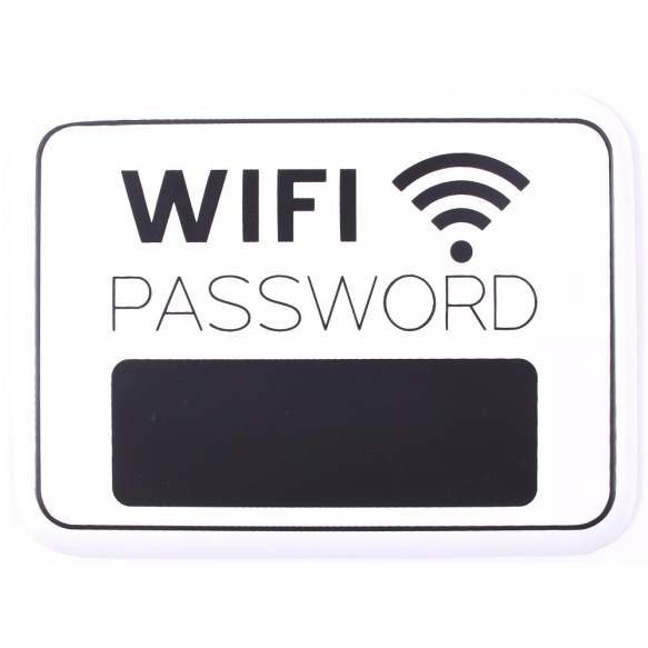 WIFI juliste/liitutaulu