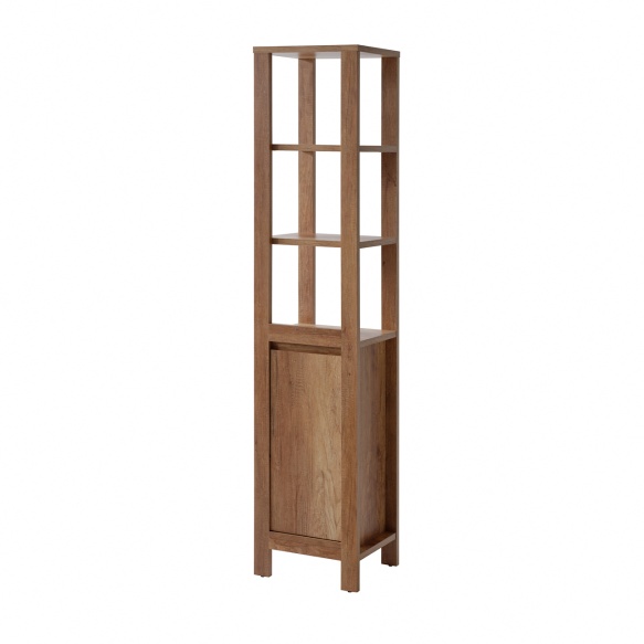 korkea kaappi Interia Classic Oak, 40x185x35 cm, tammi