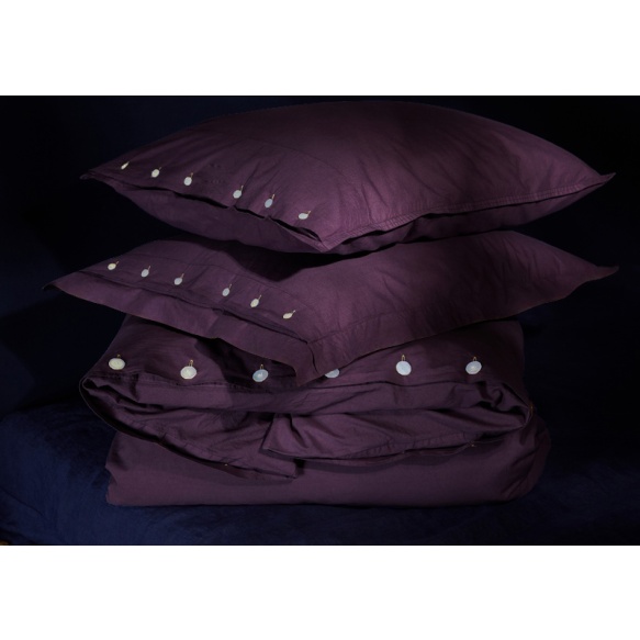 tyynyliina Eggplant 50x60 cm, 100% perkaalipuuvilla