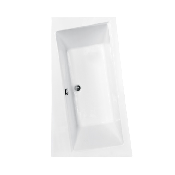 kylpyamme Interia Sofia 160R, 160x100 cm, oikea