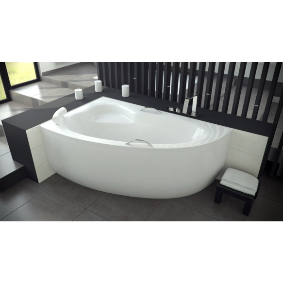 kylpyamme Interia Natalie 150R, 150x100 cm, oikea