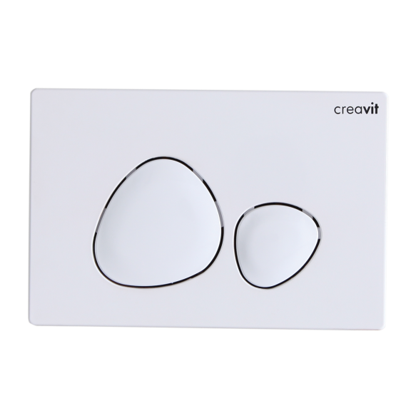 huuhtelupainike Creavit Spa, valkoinen