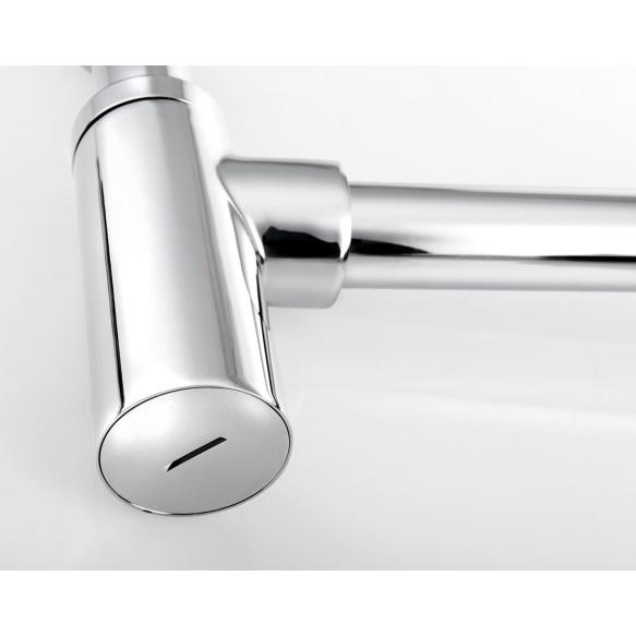 Vesilukko pesualtaalle, 5/4", halkaisija 32mm, kromi