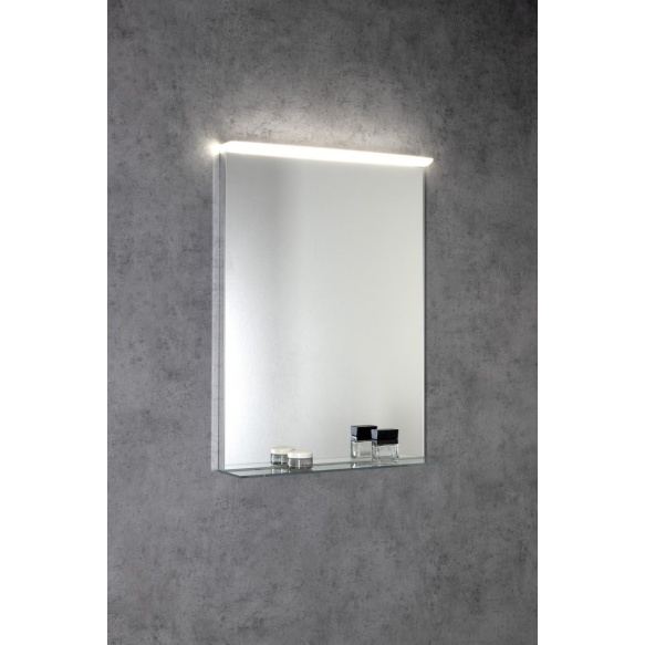 LED peegel Traka riiuliga, 60x80 cm