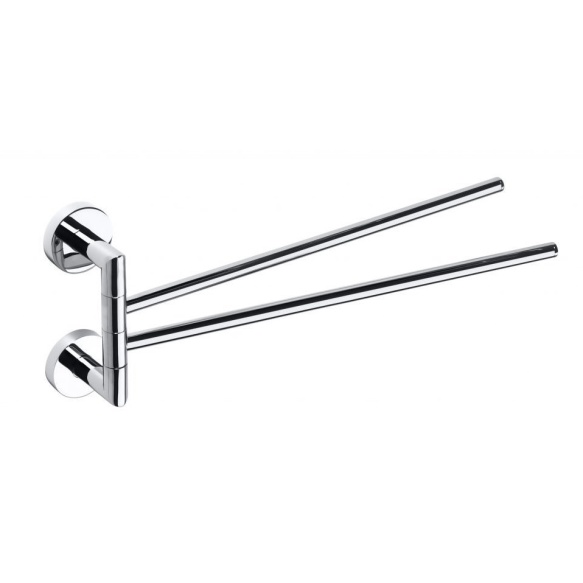 X-ROUND Pööratav käterätihoidja 450mm, kroom (450x195x70 mm)