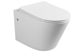 seinä-wc INTERIA PAKO 36x53 cm, rimess + sof close istuinkansi