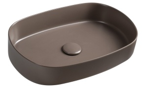 malja-allas Infinity Oval 55x36 cm, taupe