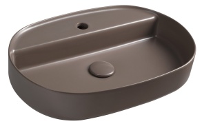 malja-allas Infinity Oval 60x40 cm, taupe