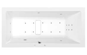 Poreamme MARLENE HYDRO-AIR, 170x80x48 cm, valkoinen