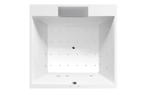 poreamme  CAME FALLS  175x175x50cm,  Active Hydro-Air,  kromi
