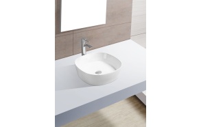 Keraaminen pesuallas Interia Sofia, pöytätasolle, 44x44x13.5 cm